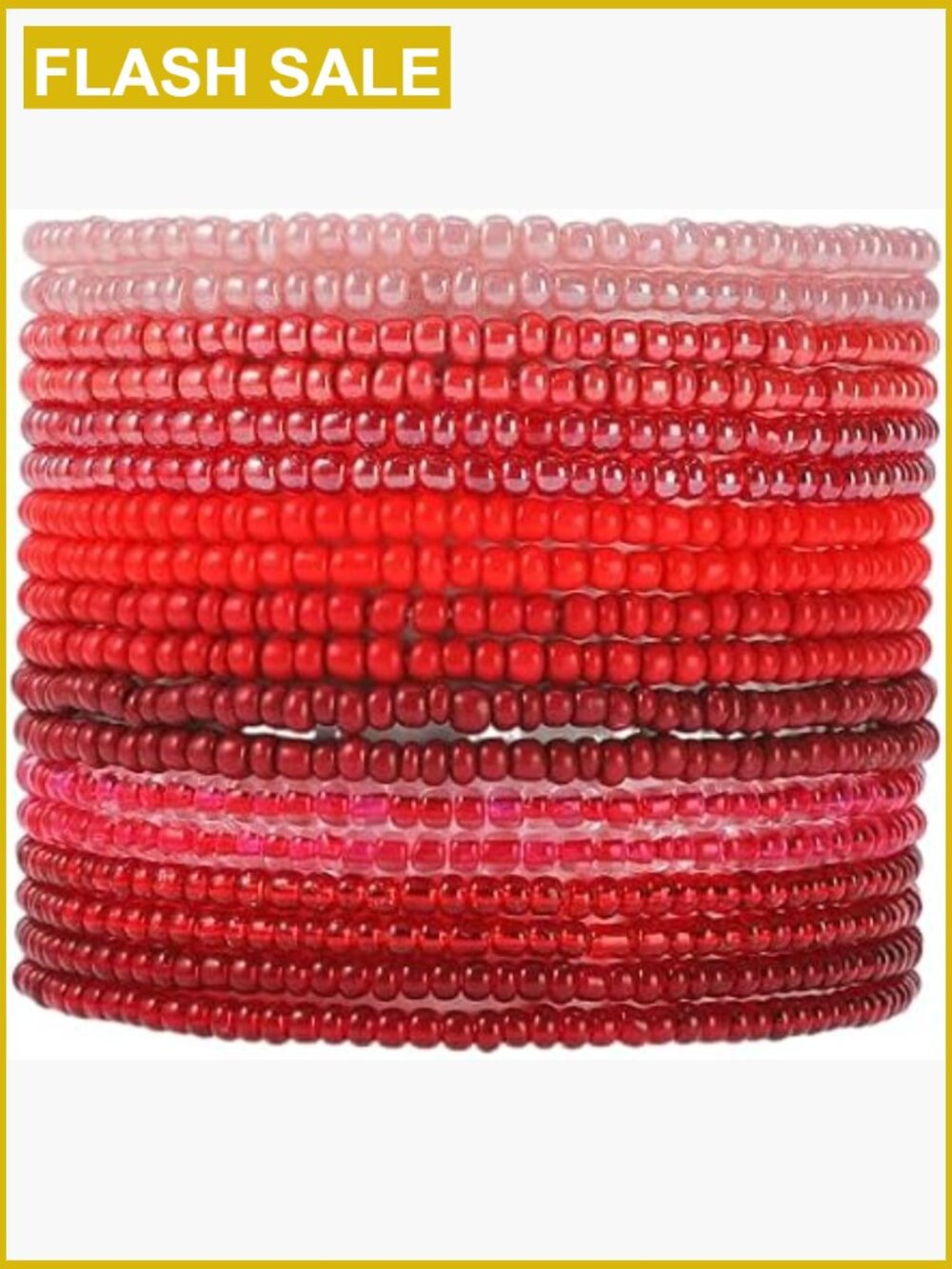 Bohemian Seed Beaded Bracelets Set - 20PCS Stackable Stretch Bangle